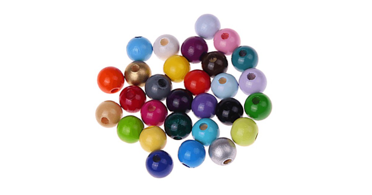 perles bois ronde 10mm
