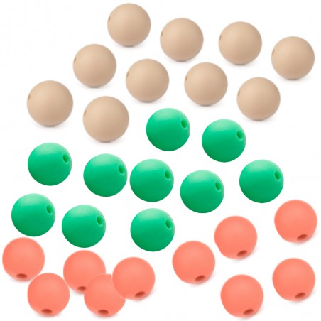 perles silicone 9mm lot