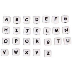 perles lettre alphabet silicone