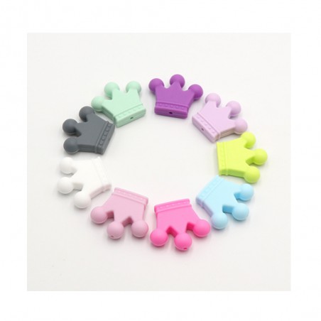 perles couronne silicone